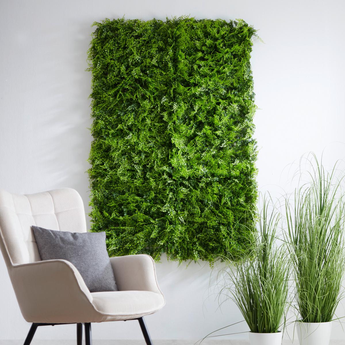 Umělá rostlina FARNMATTE - zelená, Lifestyle, plast (50/50/7cm) - Modern Living