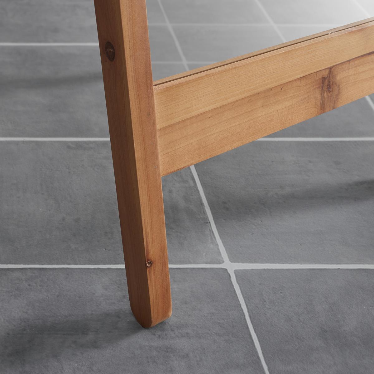 Zrcadlo MILIAS - přírodní barvy, Moderní, dřevo/sklo (46/173/55cm) - P & B