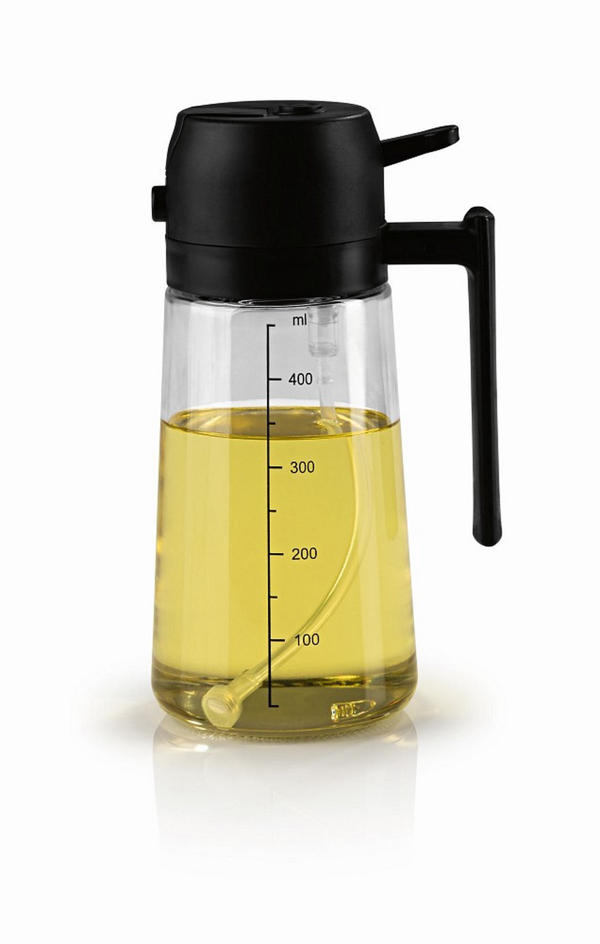 ÖLSPRÜHER GOURMETMAXX-470ML - Transparent, KONVENTIONELL, Glas/Kunststoff