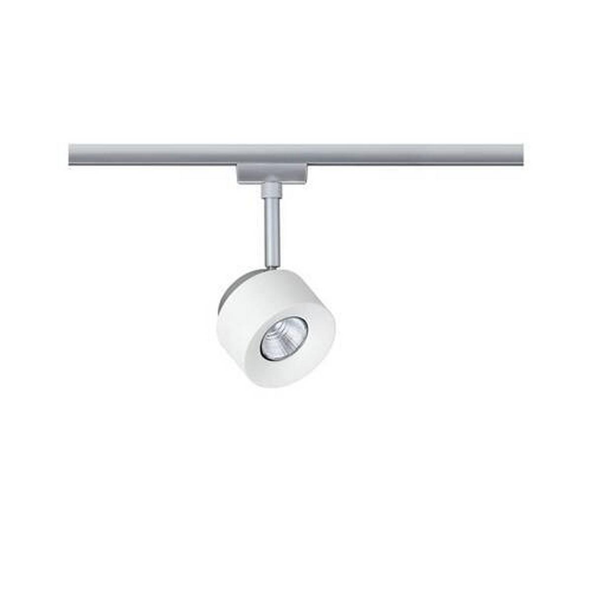 Schienensystem Urail Strahler 95373 In Weiß/chromfarben - Chromfarben/Weiß, Basics, Kunststoff/Metall (8,6/19,7cm) - Paulmann
