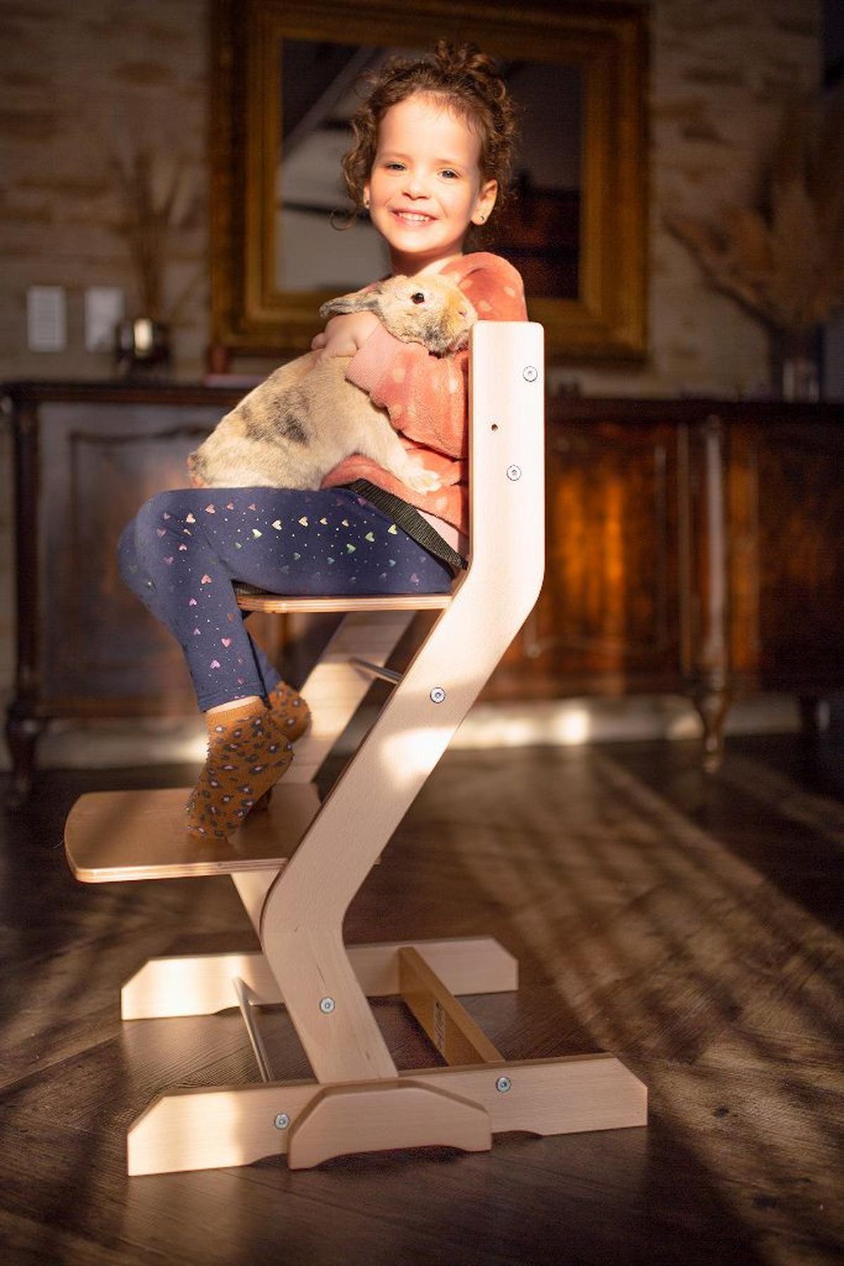 Kinderstuhl Buchefarben, L/b/h: 50x43x81cm - Buchefarben, Basics, Holz (50/43/81cm) - tiSsi