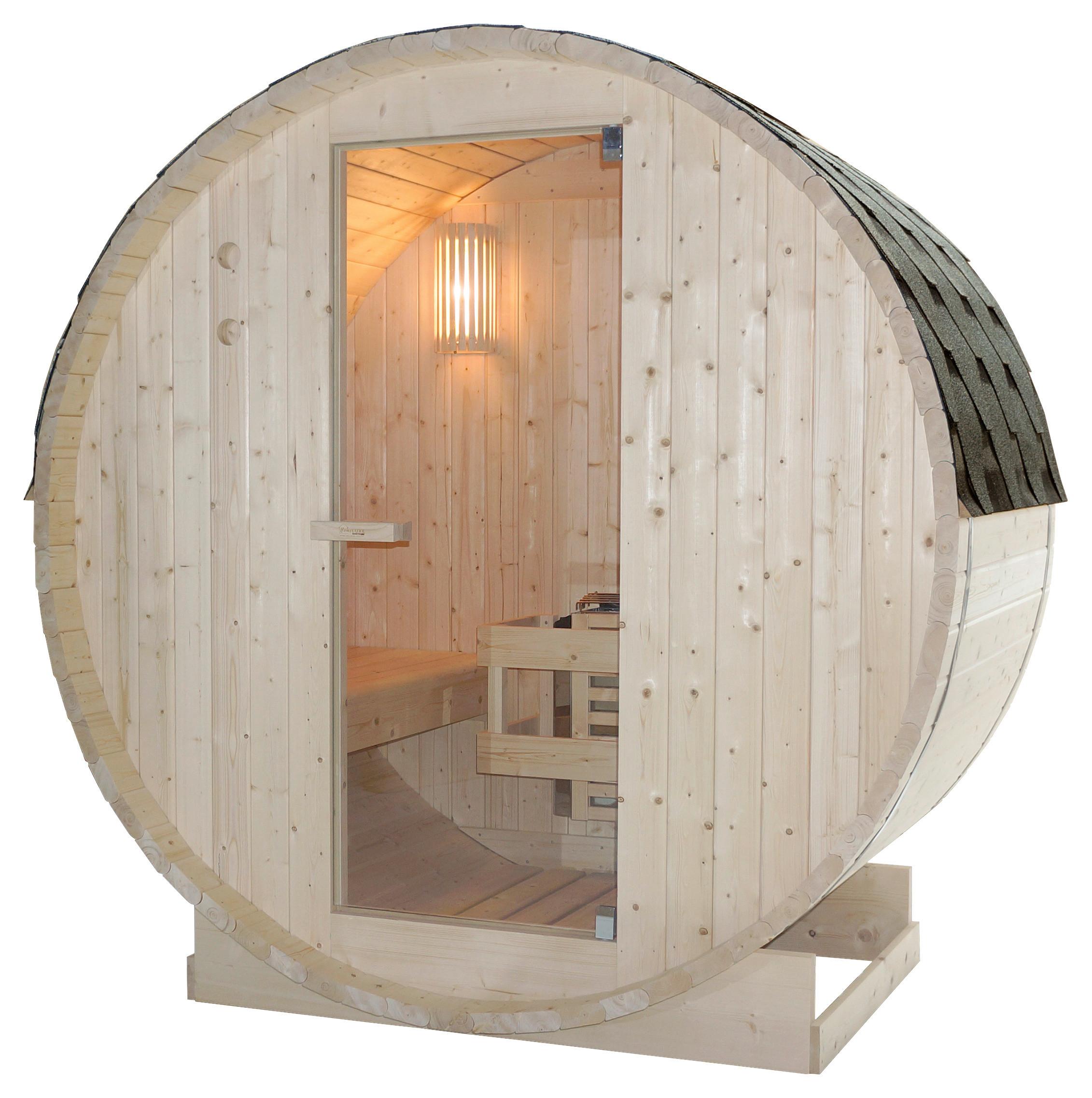 Saunafass Tromsö Fichtefarben B: 120 cm