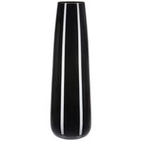 Vase Flora Zylindrisch Aus Glas, Schwarz H: 60 cm - Schwarz, Basics, Glas (21cm) - Ondega