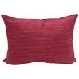 Zierkissen Carmina 50x70 cm Polyester Bordeaux mit Zipp - Bordeaux, ROMANTIK / LANDHAUS, Textil (50/70cm) - James Wood