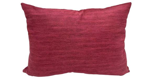 Zierkissen Carmina 50x70 cm Polyester Bordeaux mit Zipp - Bordeaux, ROMANTIK / LANDHAUS, Textil (50/70cm) - James Wood