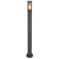 Außenleuchte 23 W Kunststoff/edelstahl - Anthrazit/Grau, Design, Kunststoff/Metall (12,7/110cm) - Globo