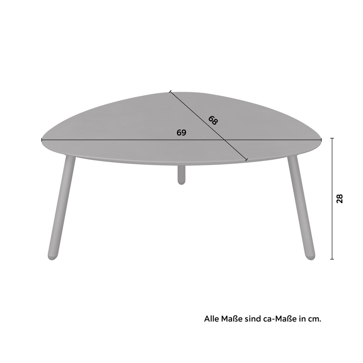 SADA STOLKŮ LEONIE - antracitová, Basics, kov (90/91/35cm) - Mömax