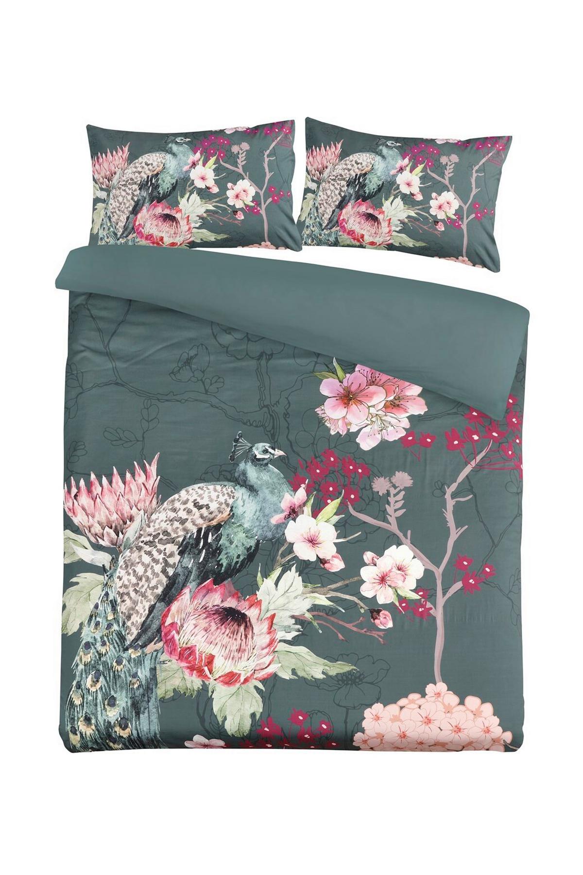 POSTEĽNÁ BIELIZEŇ BLOSSOM125-FRMULTI/GRÜN140X200 - viacfarebná, Basics, textil (140/200cm) - Kayoom