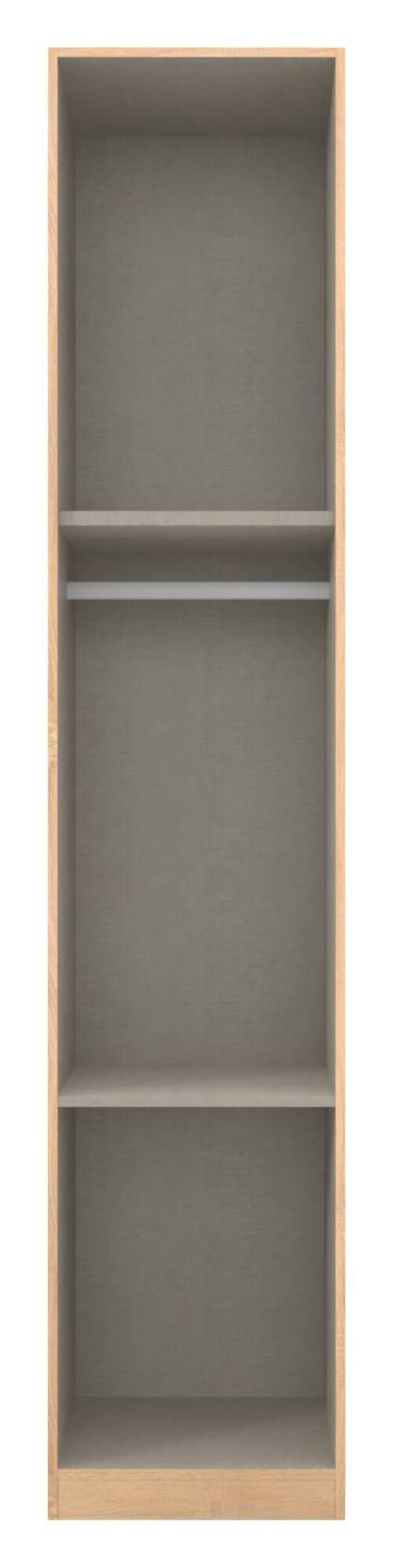 Drehtürenschrank mit Laden B: 47 cm Alabama, Eiche Dekor - Sonoma Eiche, MODERN, Holzwerkstoff (47/229/54cm) - Rauch Möbel