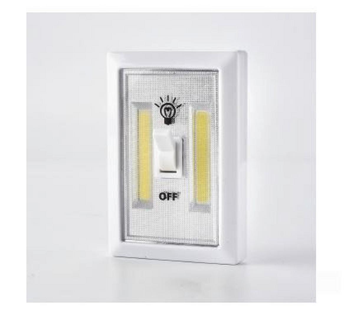 LED-Wandlicht Weiß - Weiß, Basics, Kunststoff (11,5/7,5/3,5cm)