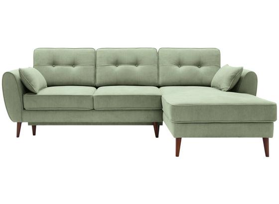 Sedací Souprava Candy L - zelená, Moderní, dřevo/textil (254/165cm) Sedací Souprava Candy L - zelená, Moderní, dřevo/textil (254/165cm)