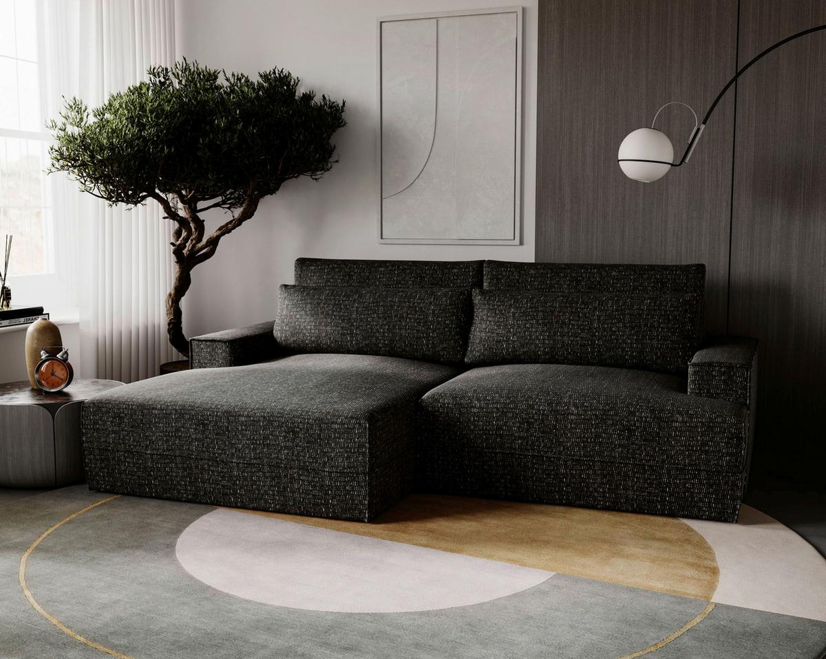 Fresh Schwarz S: 156x272 cm - Schwarz, Design, Textil (156/272cm) - Livetastic