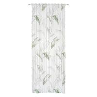 Készfüggöny Kb. 140/245cm - fehér/zöld, Lifestyle, textil (140/245cm) - Story of Nature