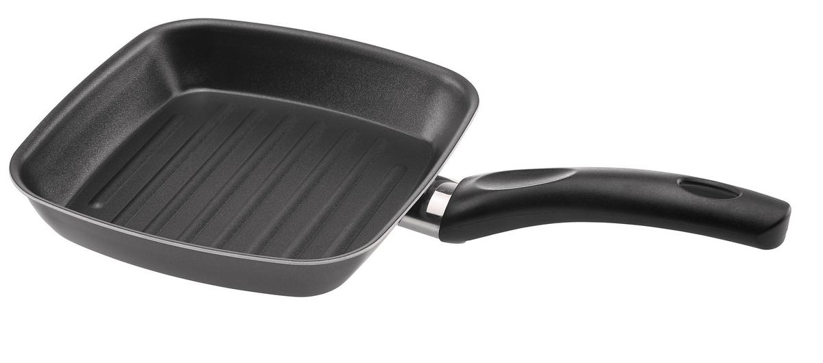 Bratpfanne Luise Aluminium Antihaftbeschichtet - Dunkelgrau, KONVENTIONELL, Metall - Ondega