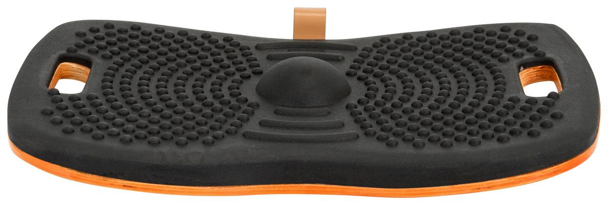 Balance Board Activ - Schwarz/Orange, Basics, Holzwerkstoff/Kunststoff (50/5/35cm) - MID.YOU