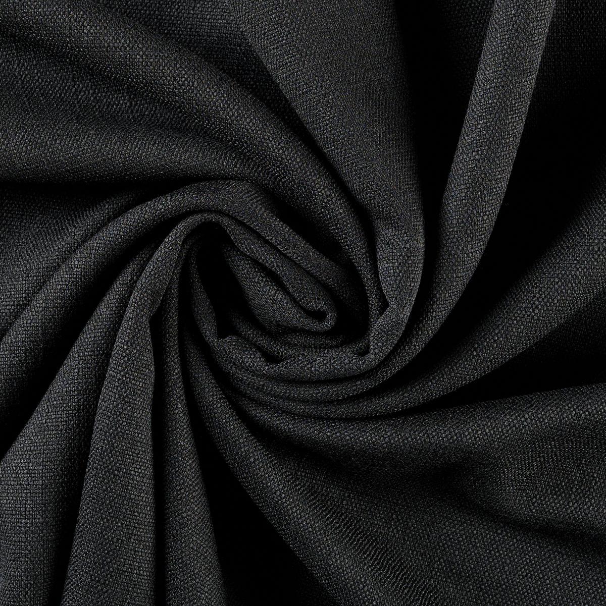 HOTOVÝ ZÁVĚS LEO, 135/255cm, černá - černá, textil (135/255cm) - Premium Living