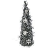 WEIHNACHTSBAUM 20 LED, Indoor - Weiß/Grün, KONVENTIONELL, Kunststoff (12/40cm)