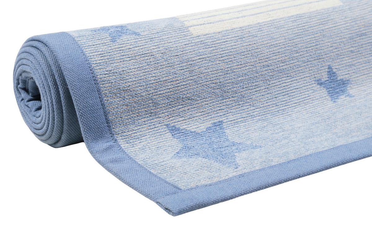 Kinderteppich Blau, Bxl: Ca. 160x230 Cm - Blau/Pastellblau, Trend, Textil (160/230cm) - Esprit