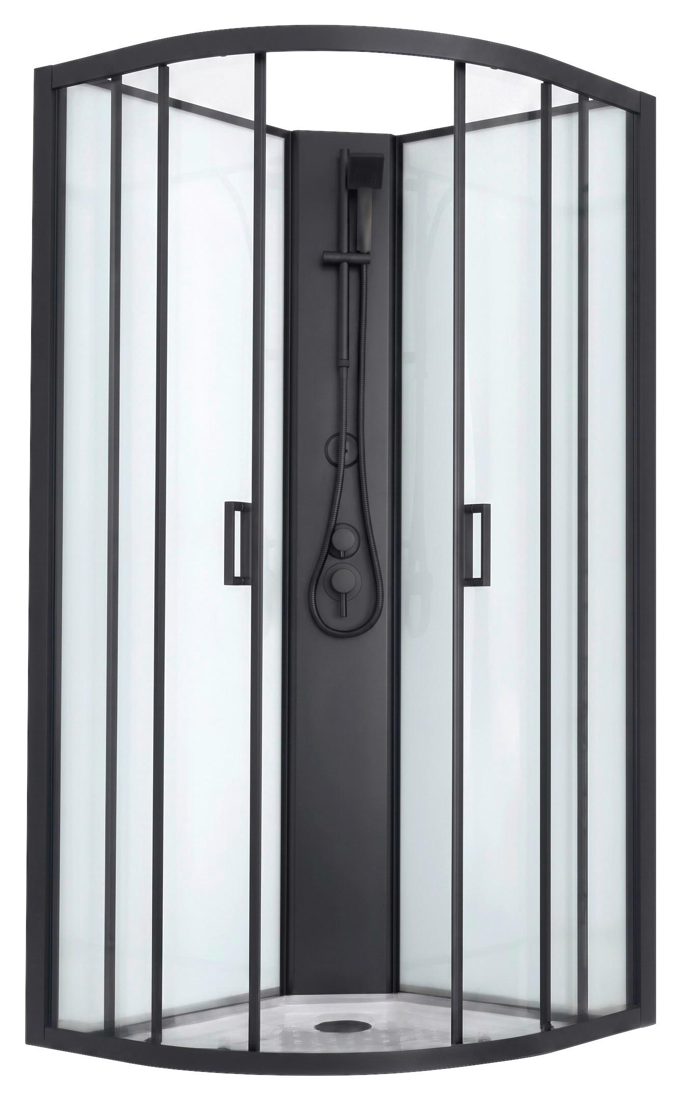 Hidromasszázs Zuhanykabin Nero - Konventionell (90/205/90cm)