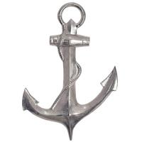 Wanddeko Silberfarben B: 47 Cm - Silberfarben, Design, Metall (47/70/4cm) - Livetastic