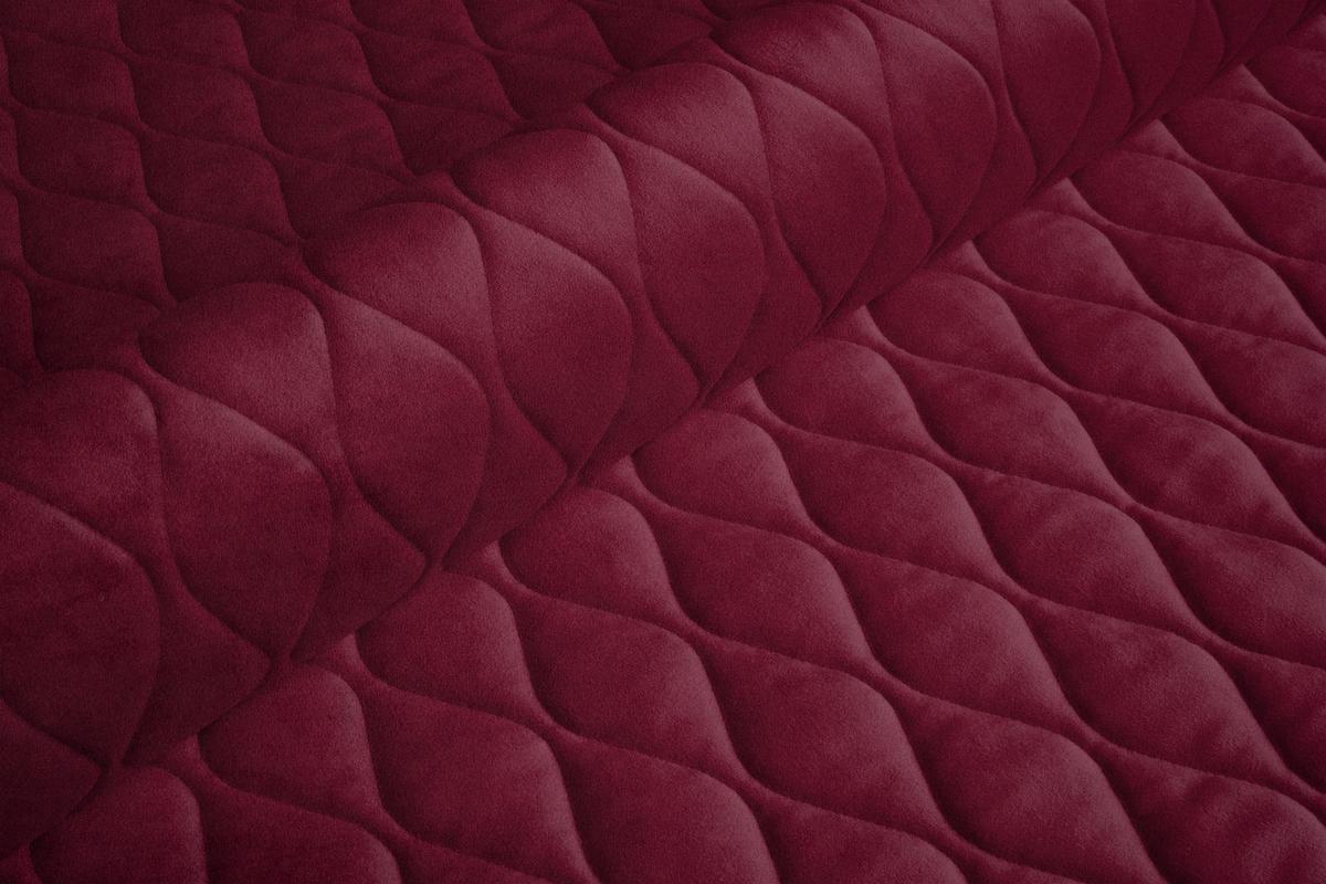 Schlafsofa Empoli - Weinrot/Goldfarben, Design, Textil (235/96/104cm) - MID.YOU