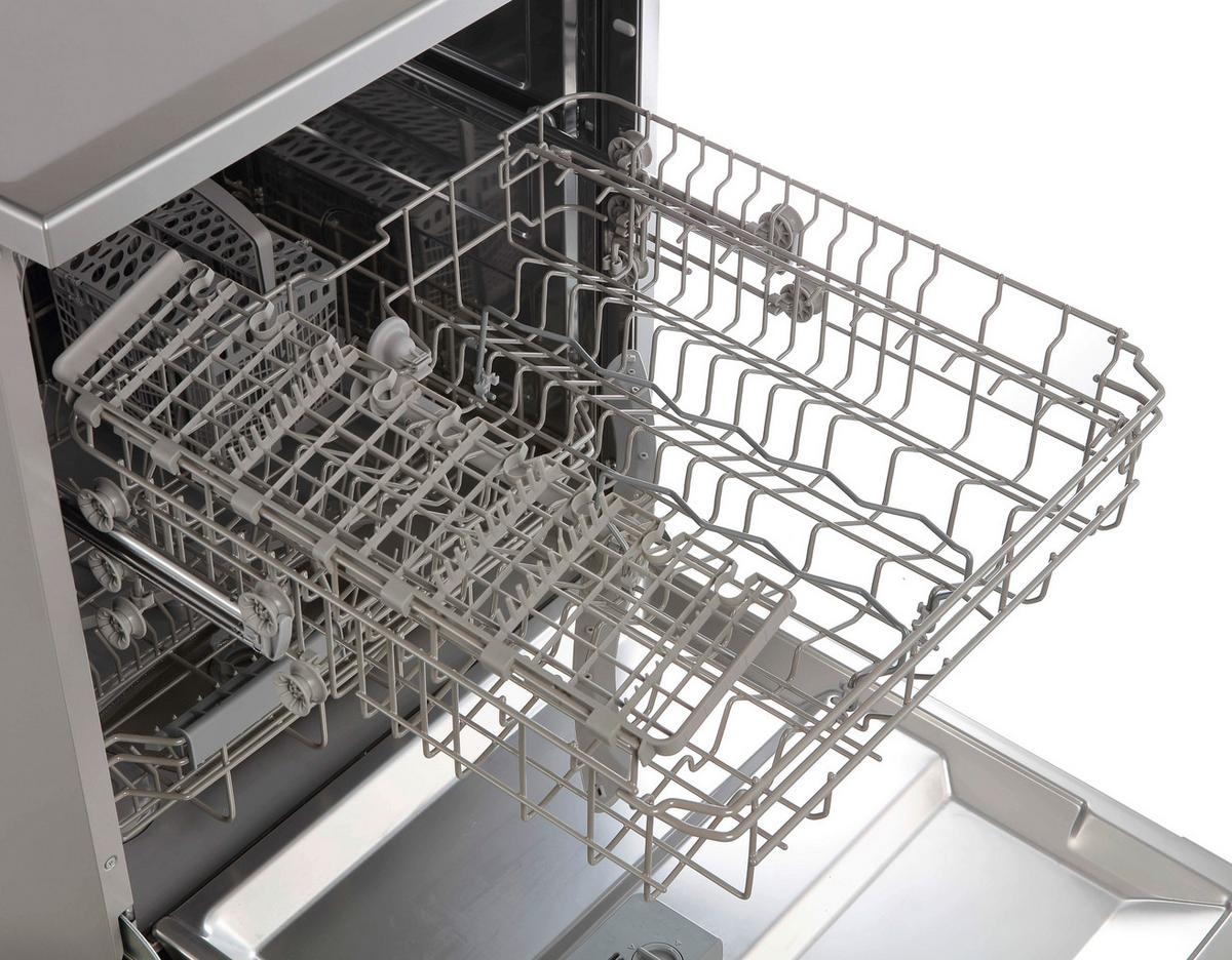 Geschirrspüler Silberfarben B: 59,8 Cm - Silberfarben, Basics, Kunststoff/Metall (59,8/84,5/60cm) - Respekta