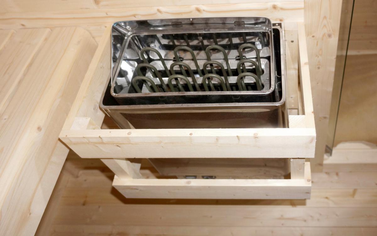 Sauna Vaasa Naturfarben B: 230 cm - Naturfarben, KONVENTIONELL, Holz (310/230/219,5cm) - Sanotechnik