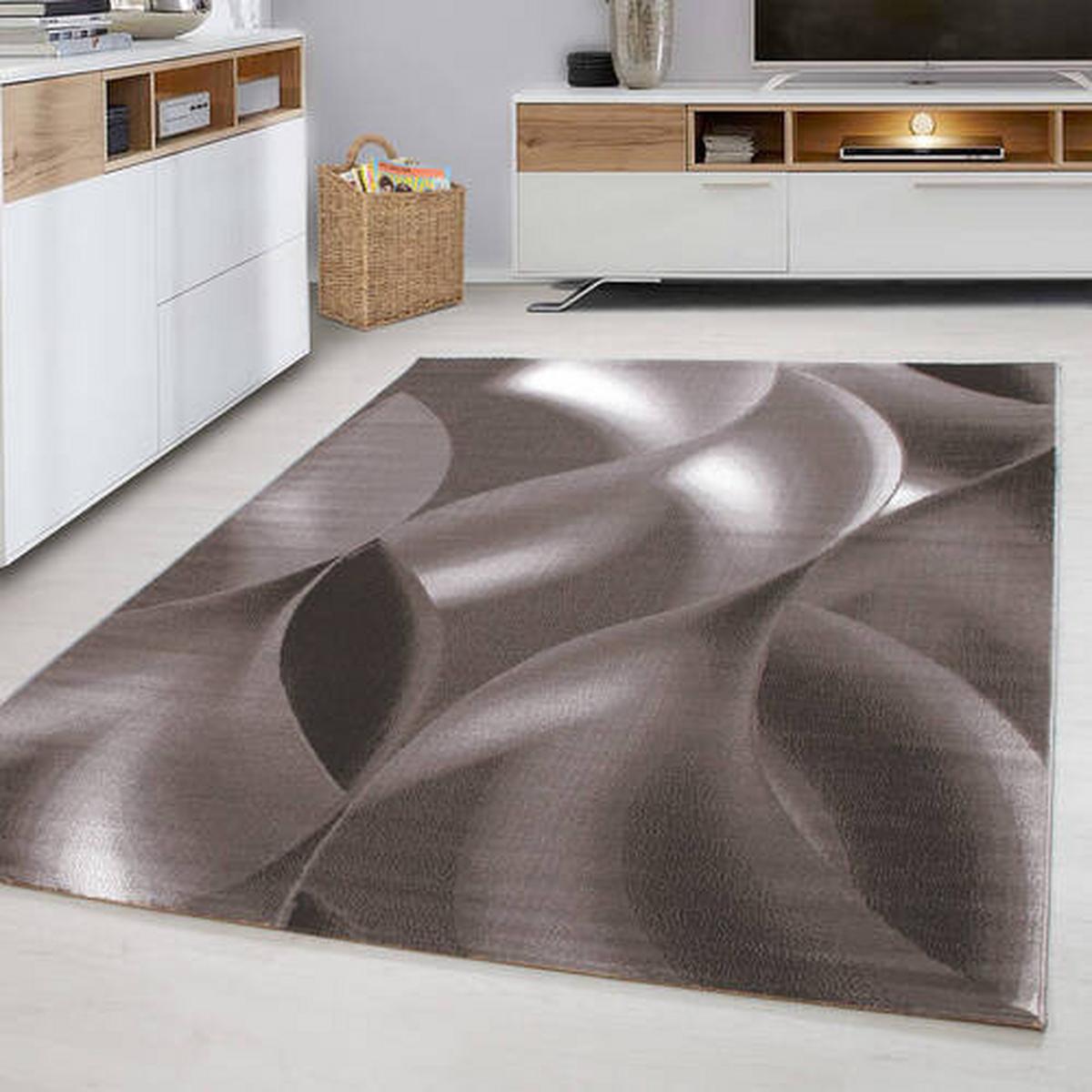 Webteppich Plus - Braun, Basics, Textil (140/200cm) - Novel