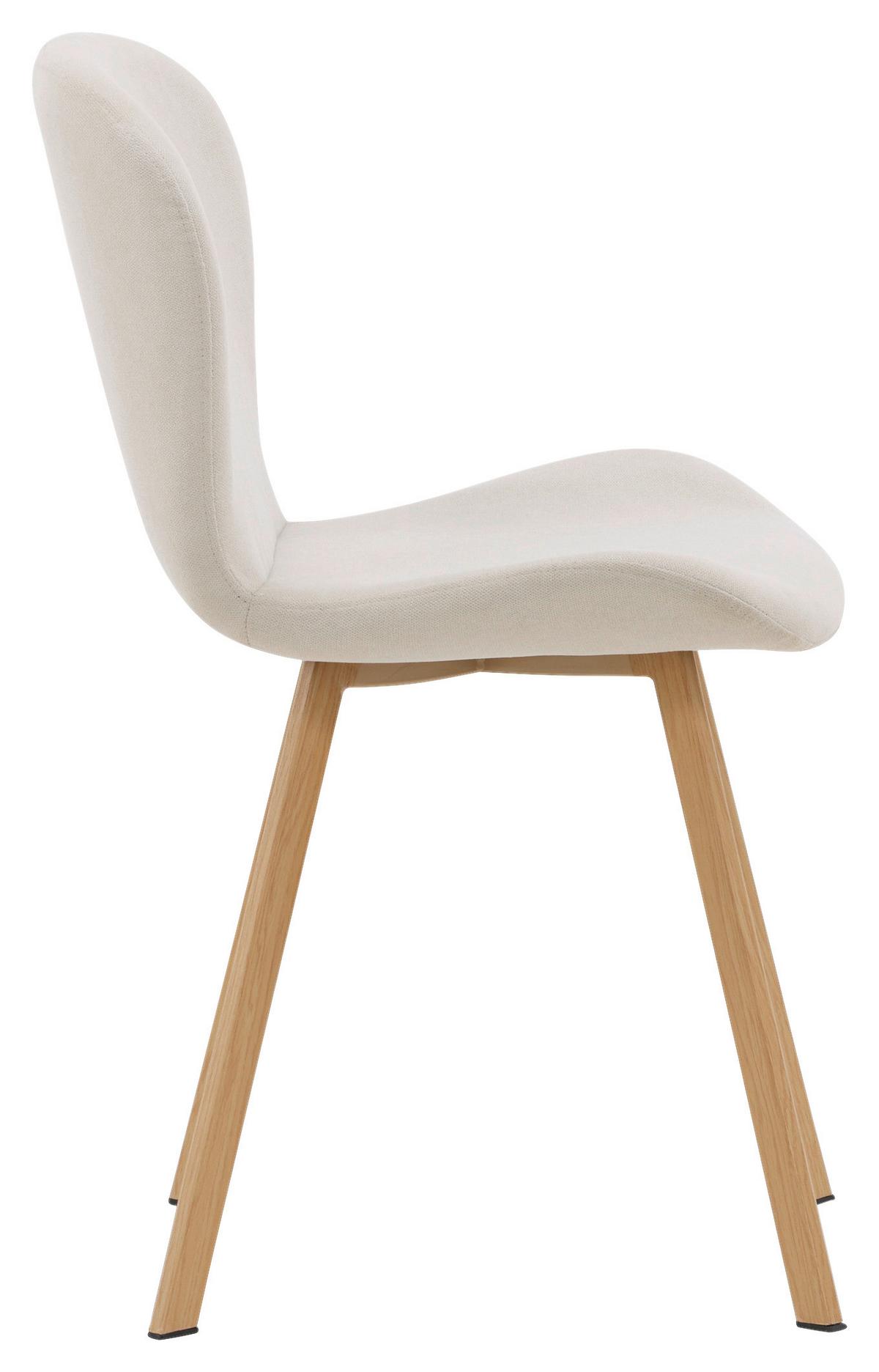 Stuhl-Set Lilja - Hellbraun/Beige, Design, Kunststoff/Textil (48/80/50cm) - Livetastic