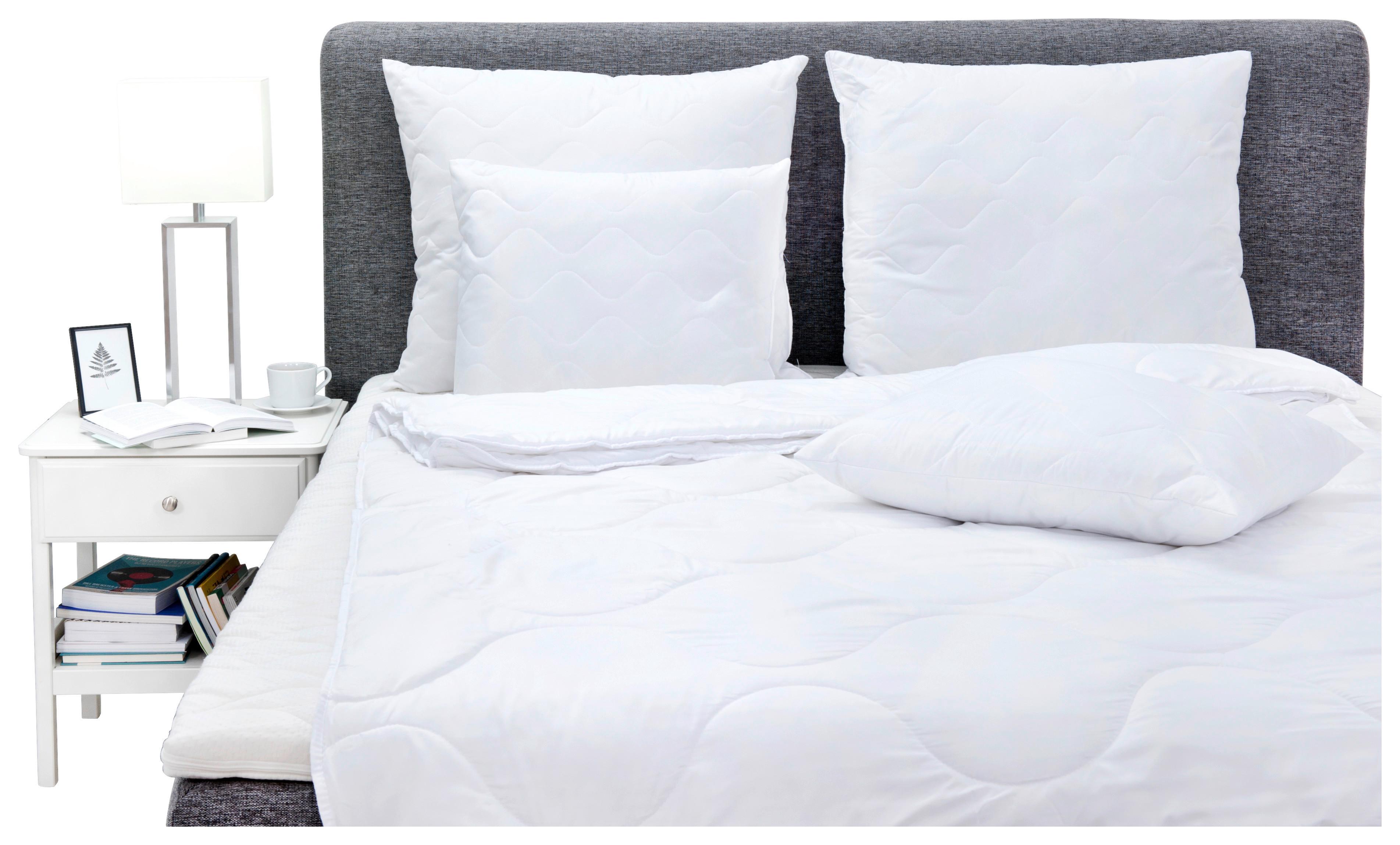 Polštář Pod Hlavu Lulea, 70/90cm, Bílá - Moderní (70/90cm)