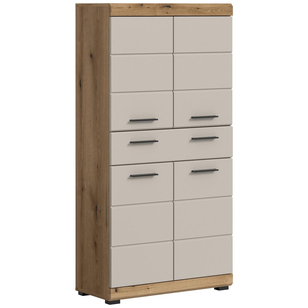 Midischrank Scout Kaschmir/Naturfarben B: 74 cm