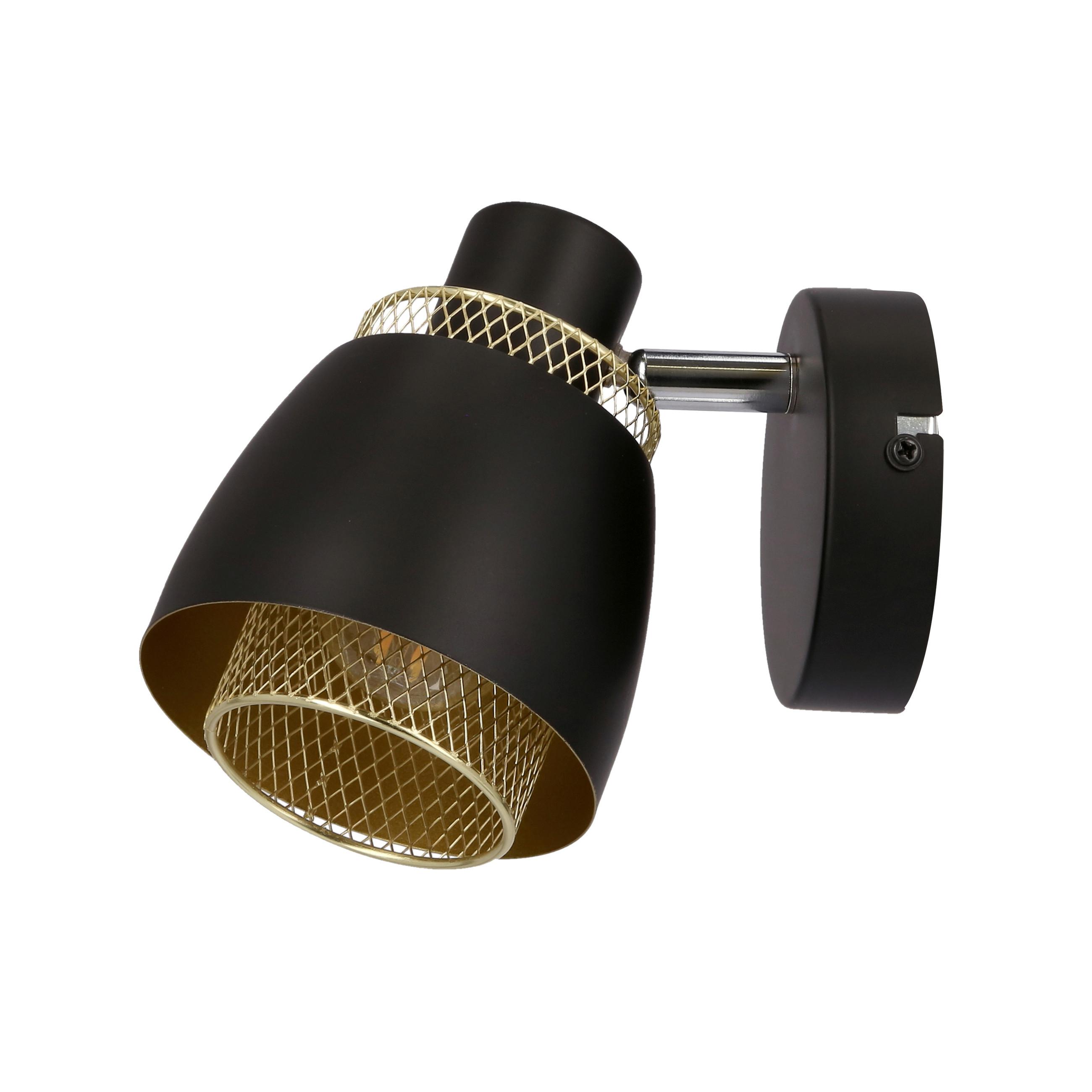 Strahler 41-13774 Aleksandria - Goldfarben/Schwarz, Design, Metall (16.5/10/12cm)