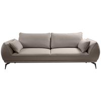 3-Sitzer-Sofa Cavo, Hellbraun B: 249 cm - Hellbraun/Creme, MODERN, Textil (249/86/118cm) - MID.YOU