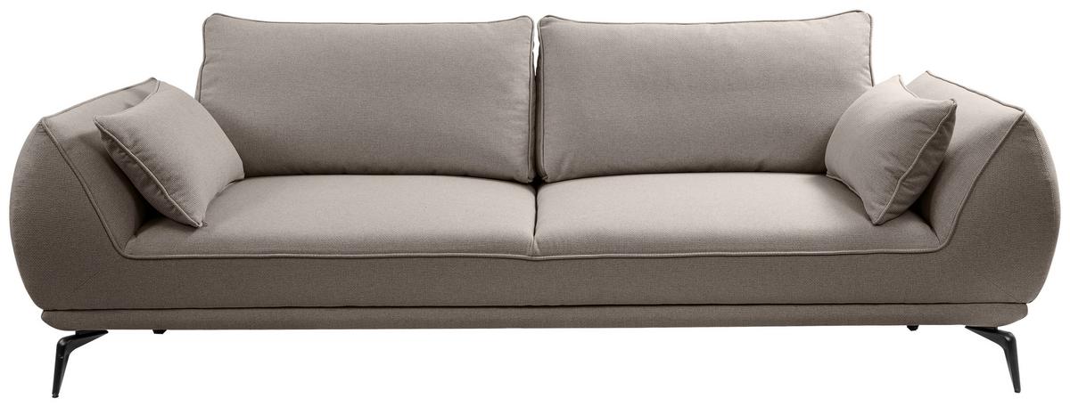 3-Sitzer-Sofa Cavo, Hellbraun B: 249 cm - Hellbraun/Creme, MODERN, Textil (249/86/118cm) - MID.YOU