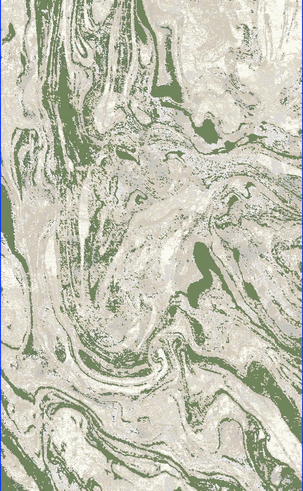 Webteppich Skipp - Grün, MODERN, Textil (160/230cm) - Luca Bessoni