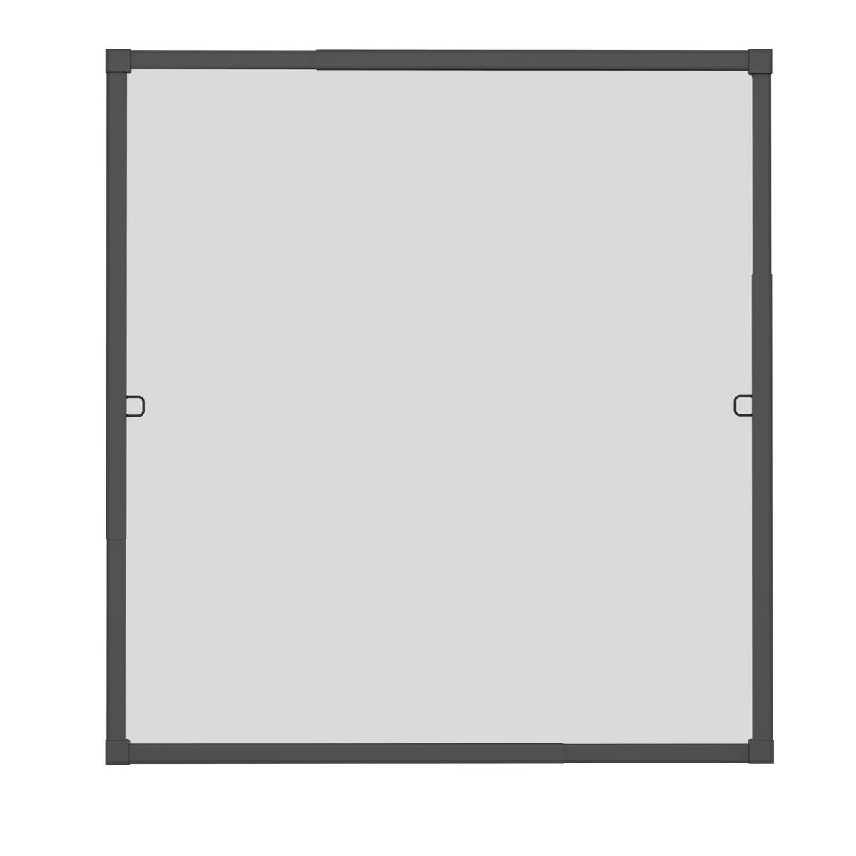 Fliegengitter Fenster 130x140 cm Anthrazit - Anthrazit, Basics, Metall (130/140cm)