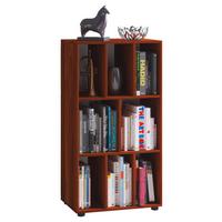 Aktenregal Wotino Nussbaumfarben B: 60 cm - Nussbaumfarben/Schwarz, MODERN, Holzwerkstoff (60/114/40cm) - MID.YOU