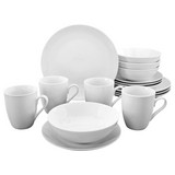 Kombiservice Campo 16-teilig - Weiß, Basics, Keramik (34/30/32cm)
