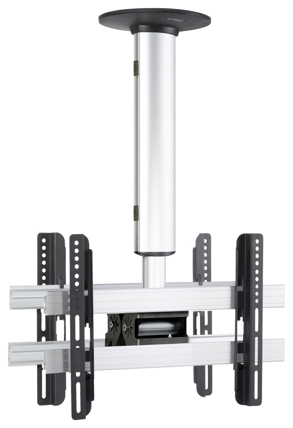 TV- Halterung cm Silberfarben B: 42 cm - Silberfarben, MODERN, Metall (42/50/19cm) - MID.YOU