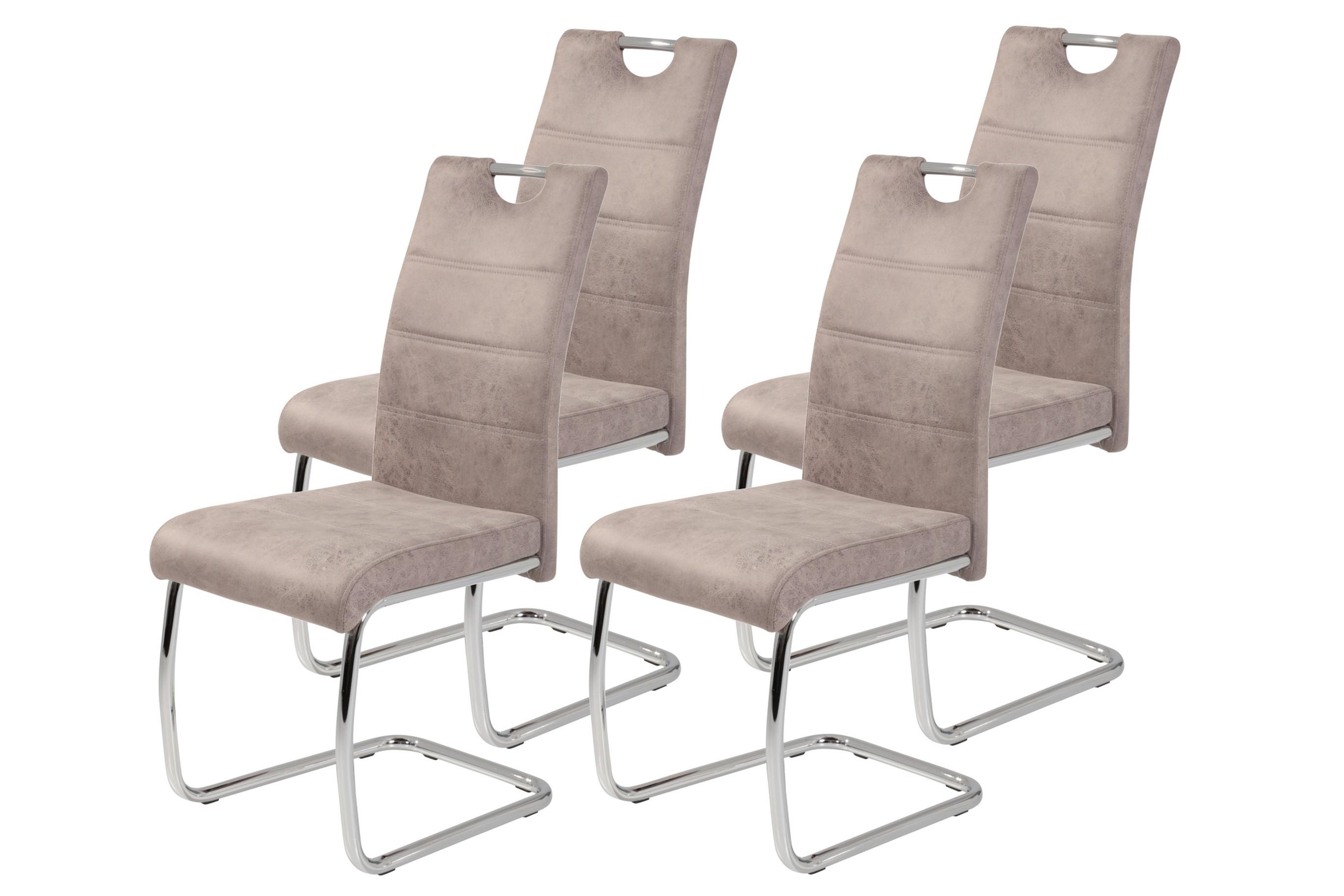 Schwingstuhl-set Flora Beige B: 43 Cm