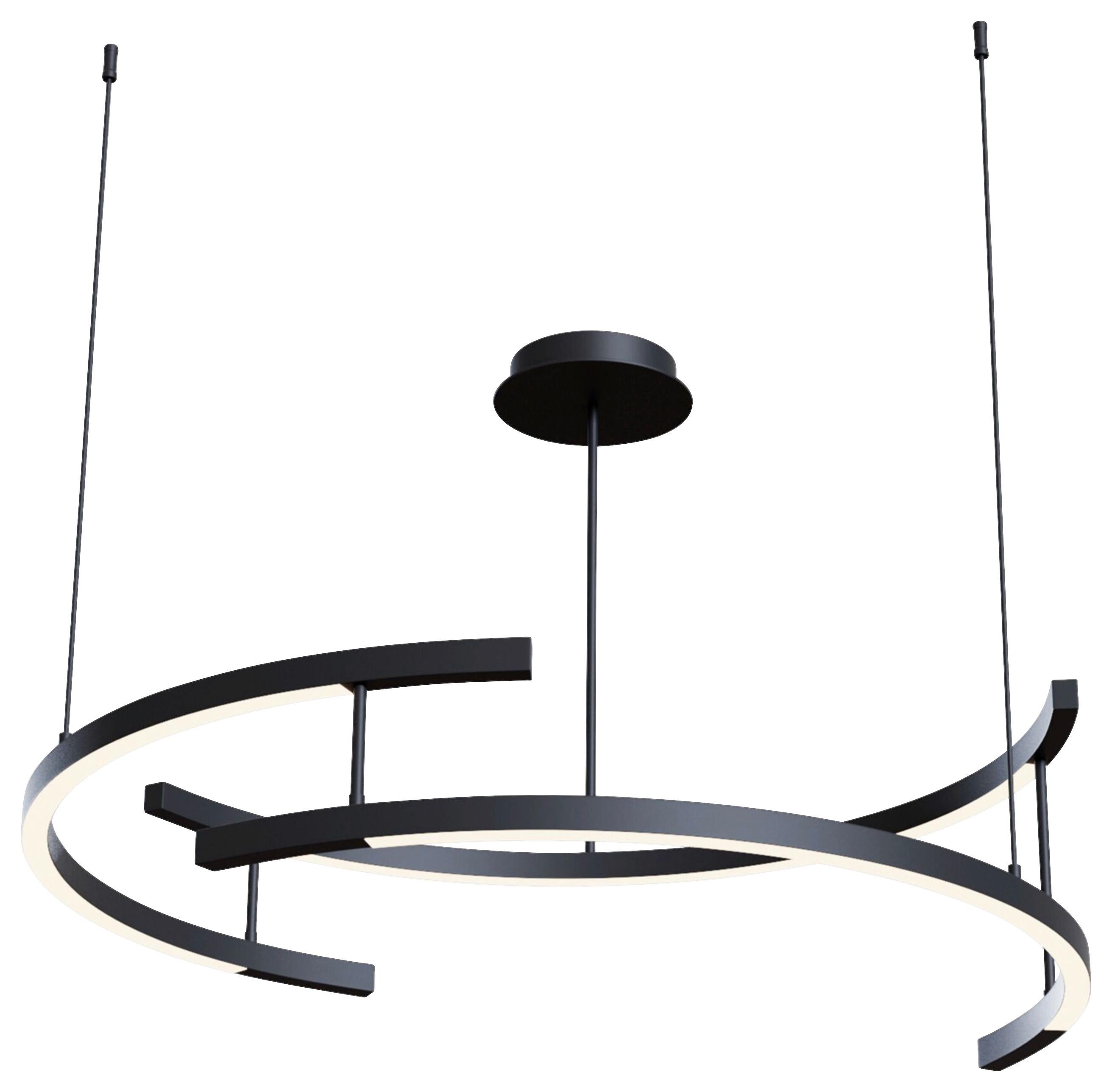 Pendelleuchte Line - Schwarz, Basics, Metall (83/25,9/83cm) - MAYTONI