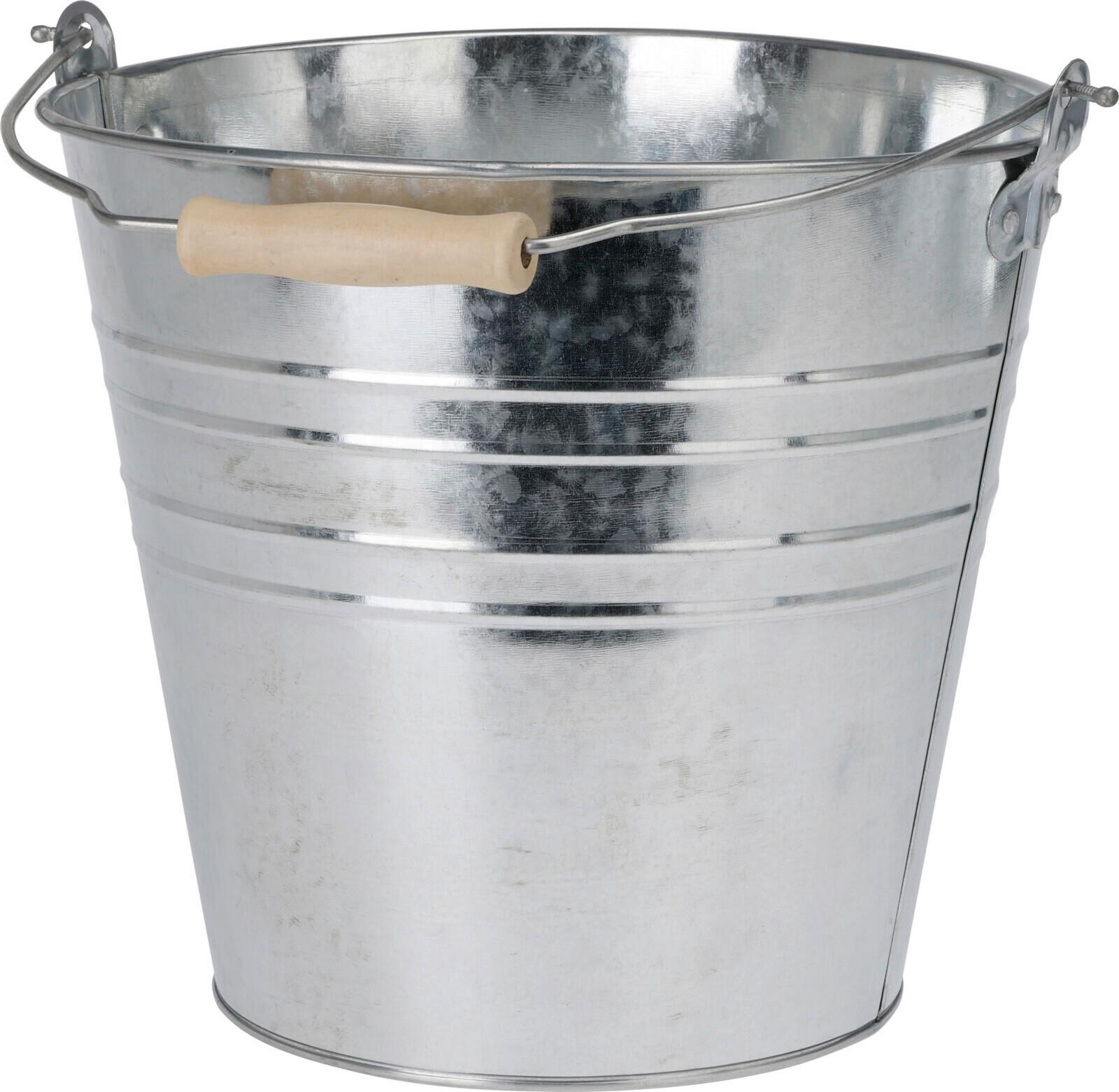 Fém Vödör Kb. 10l - Basics, fém (10l)