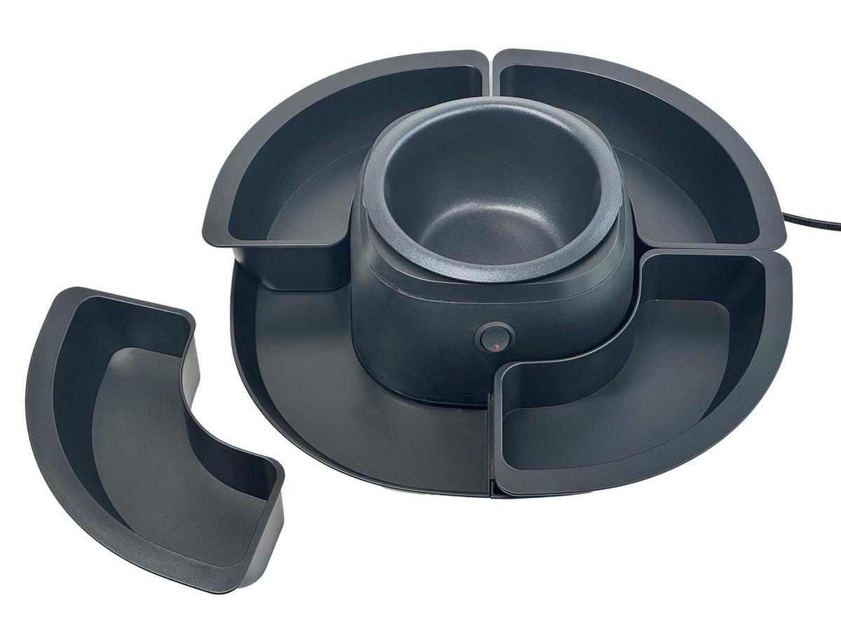Schokoladenfondueset Sf 430 - Schwarz, Basics, Kunststoff (36/12/36cm) - Silva Homeline