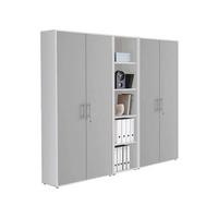 AKTENSCHRANK OFFICE EDITION - SW SET 10 - Hellgrau/Weiß, MODERN, Holzwerkstoff (212,9/185,6/33cm) - MID.YOU