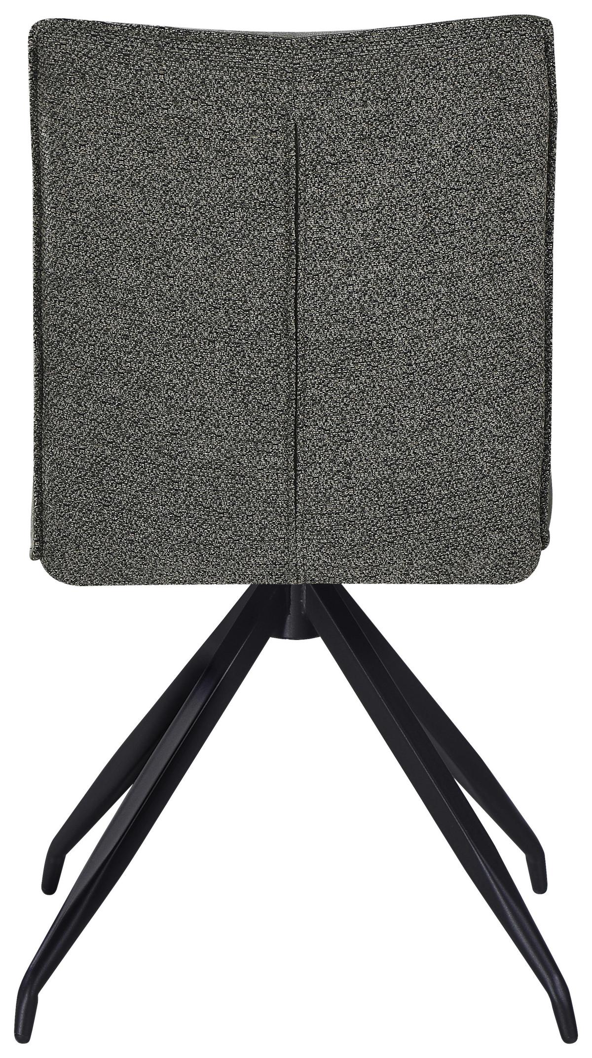 ŽIDLE NOVA - černá/zelená, Moderní, kov/textil (47/88/63cm) - Premium Living