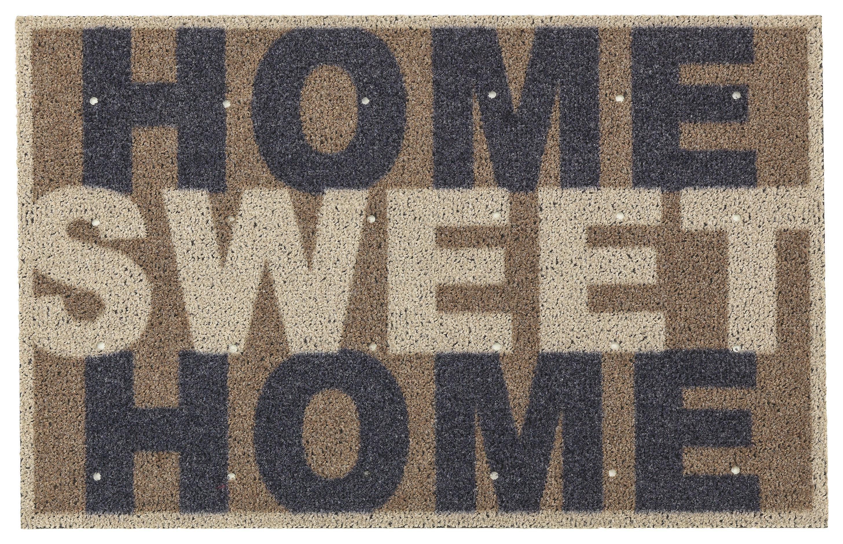 Fußmatte Deco Brush D.001 - Hellbraun/Schwarz, MODERN, Textil (50/70cm)