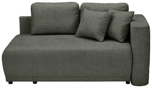 Chaiselongue Nello - Dunkelgrün/Schwarz, KONVENTIONELL, Textil (171/73/93cm) - MID.YOU