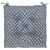 Sitzkissen Dot - 2er Pack - Anthrazit, MODERN, Textil (40/40/4cm) - Luca Bessoni