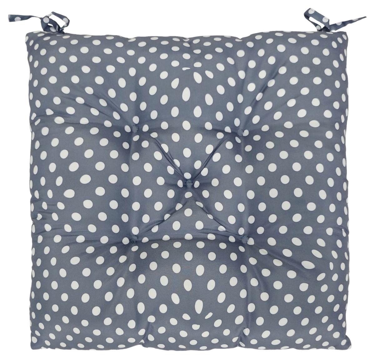 Ülőpárna Szett Dot 2 Részes Kb. 40/40cm - antracit, Modern, textil (40/40/4cm) - Luca Bessoni