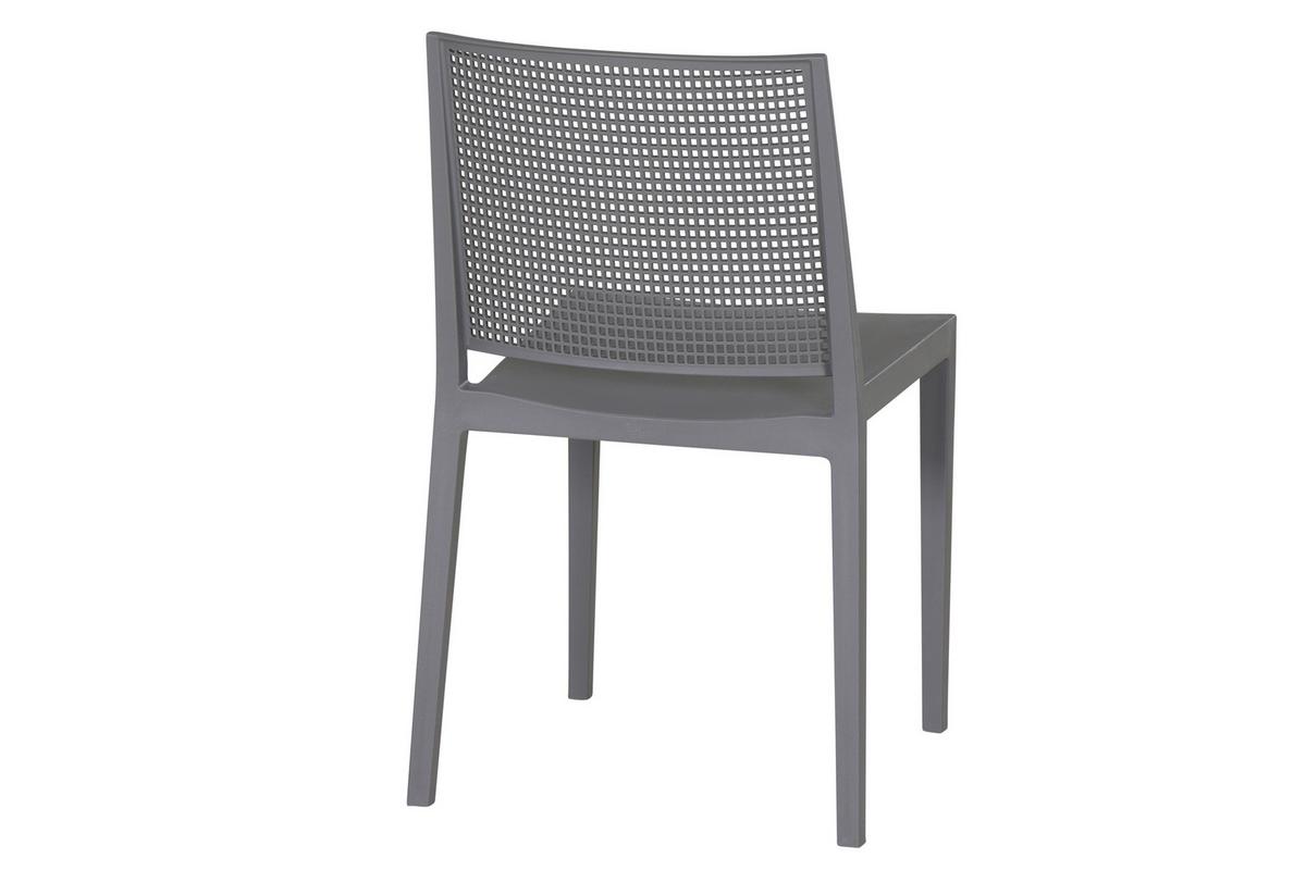 Stapelstuhl T20093 - Grau, Basics, Kunststoff (46/80/56cm) - Siena Garden
